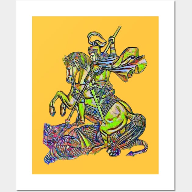 Saint George Artwork Wall Art by doniainart